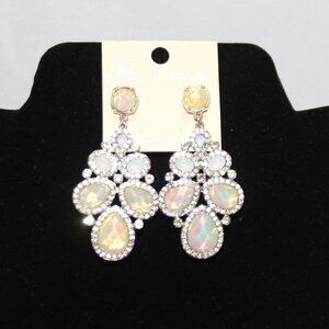 Paris Collection Rhinestone Dangle Earrings